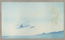 Orville Wright glider flights - Cyanotype #4